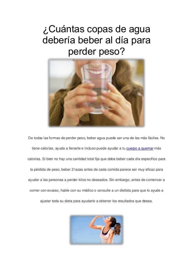 Agua perdida de peso